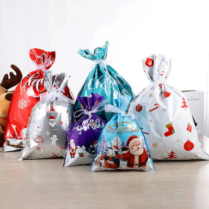 Drawstring Christmas Gift Bag (Biodegradable)
